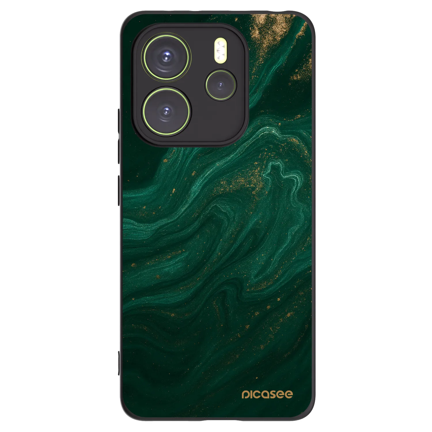 Picasee fekete szilikon tok az alábbi mobiltelefonokra Xiaomi Redmi Note 14 4G - Green