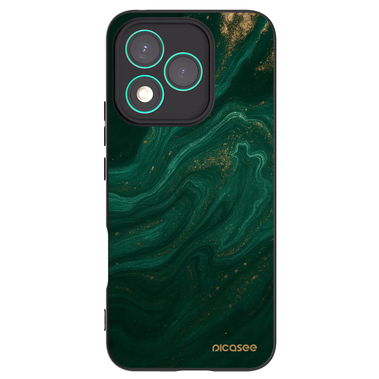 Picasee fekete szilikon tok az alábbi mobiltelefonokra Honor 400 Lite 5G - Green