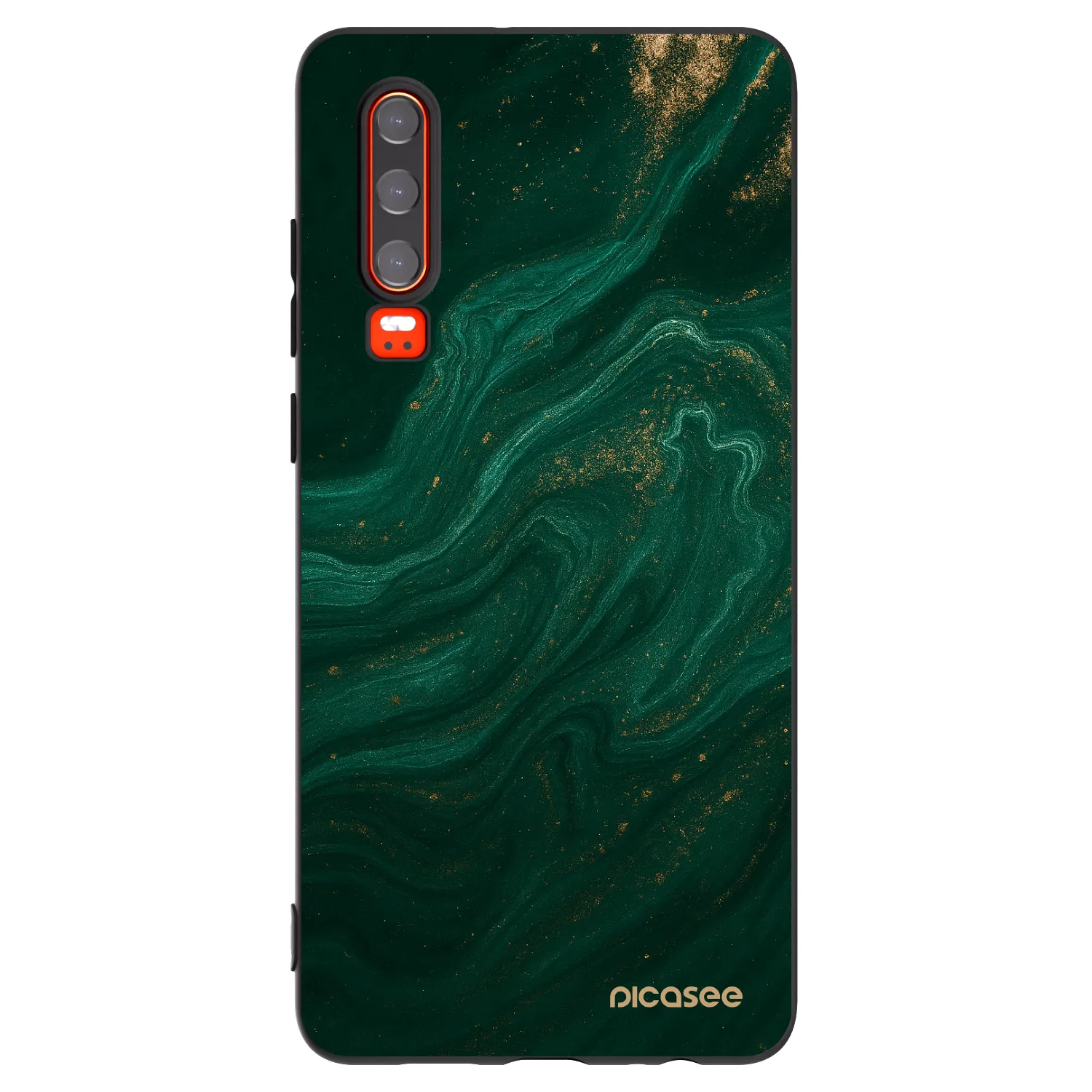 Picasee fekete szilikon tok az alábbi mobiltelefonokra Huawei P30 - Green