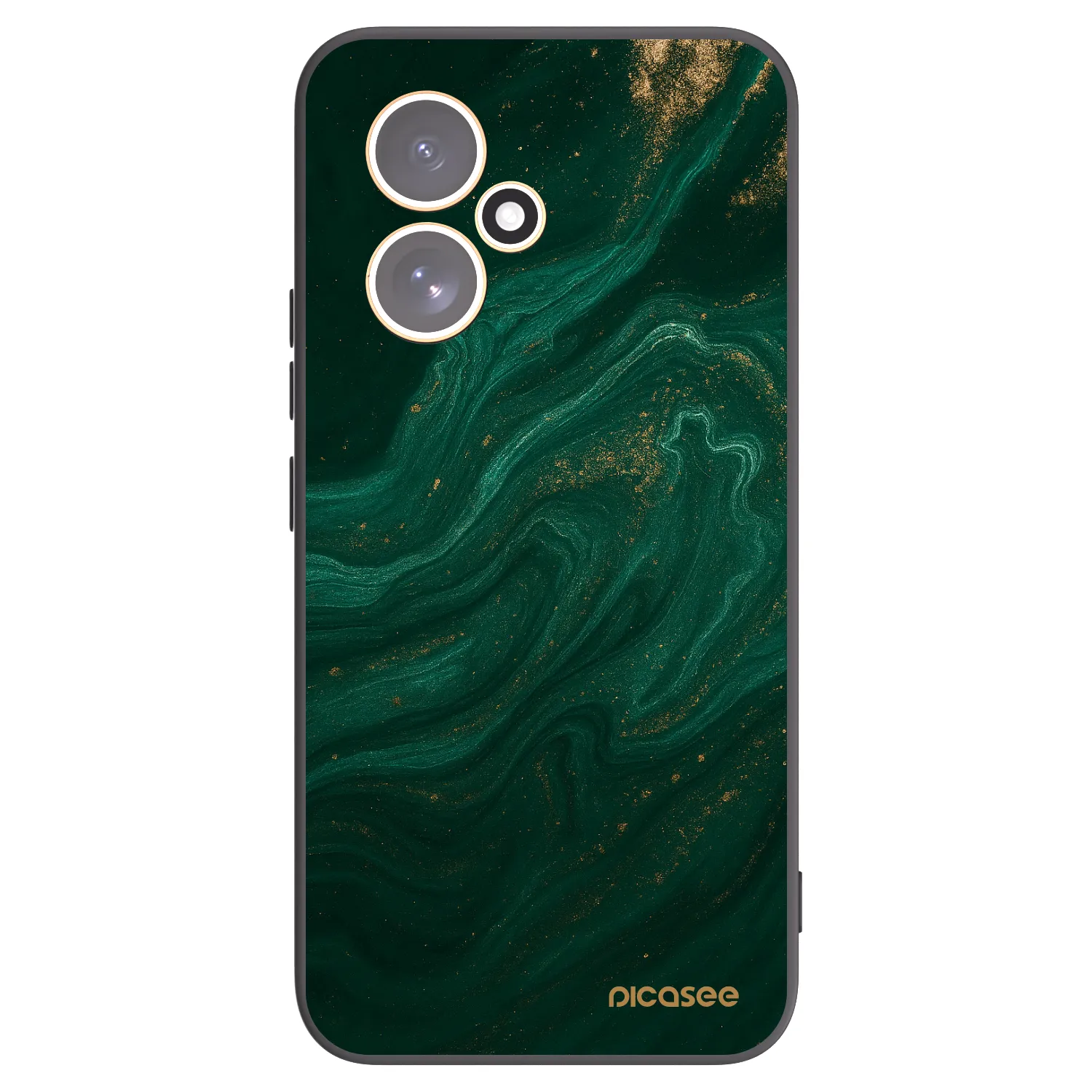 Picasee fekete szilikon tok az alábbi mobiltelefonokra Honor 400 5G - Green