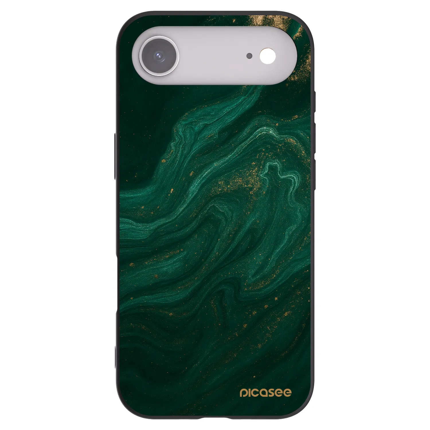 Picasee fekete szilikon tok az alábbi mobiltelefonokra Apple iPhone Air - Green