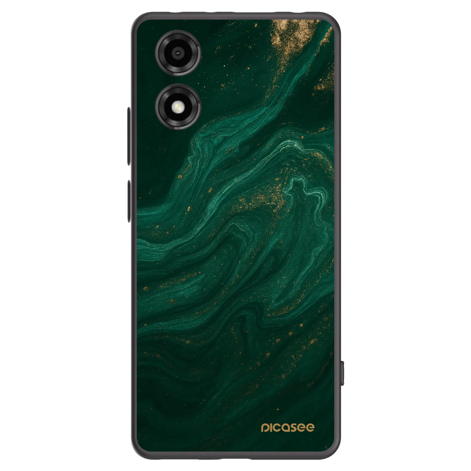 Picasee fekete szilikon tok az alábbi mobiltelefonokra Motorola Moto E14 - Green