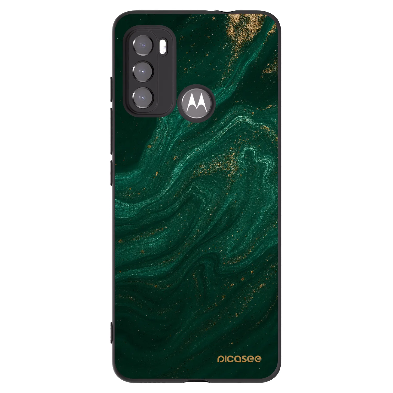 Picasee fekete szilikon tok az alábbi mobiltelefonokra Motorola Edge 60 5G - Green