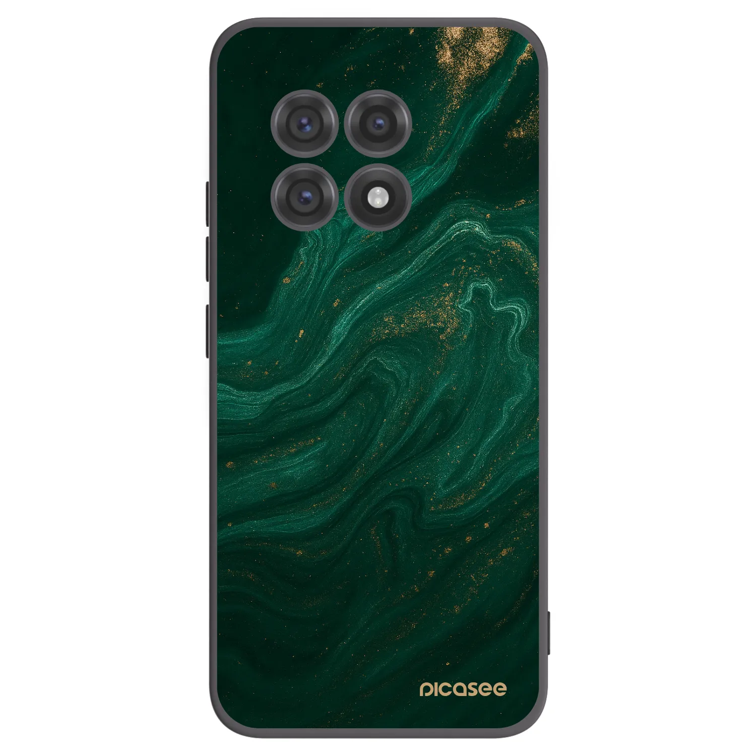 Picasee fekete szilikon tok az alábbi mobiltelefonokra OnePlus 13R 5G - Green