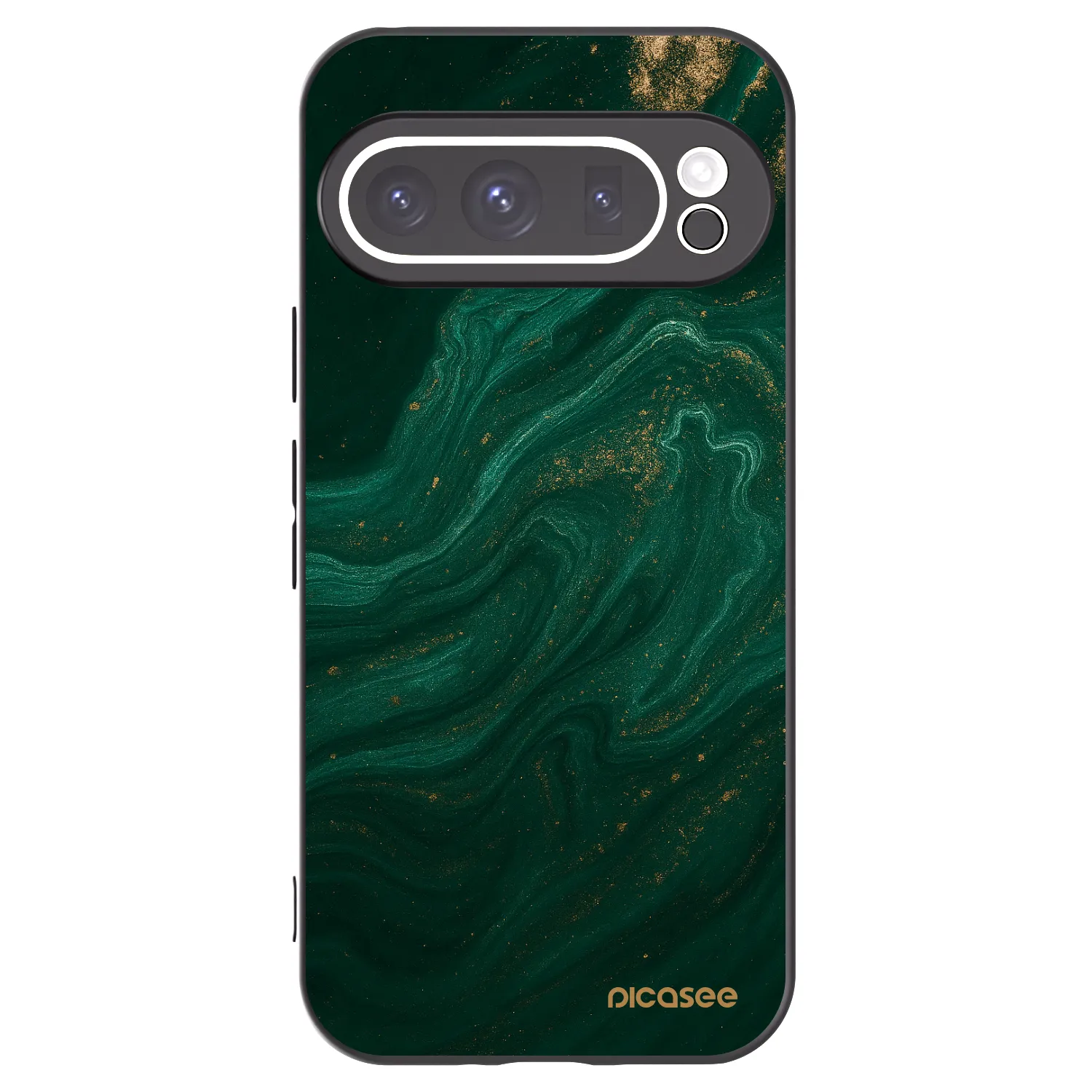 Picasee fekete szilikon tok az alábbi mobiltelefonokra Google Pixel 9 Pro XL - Green