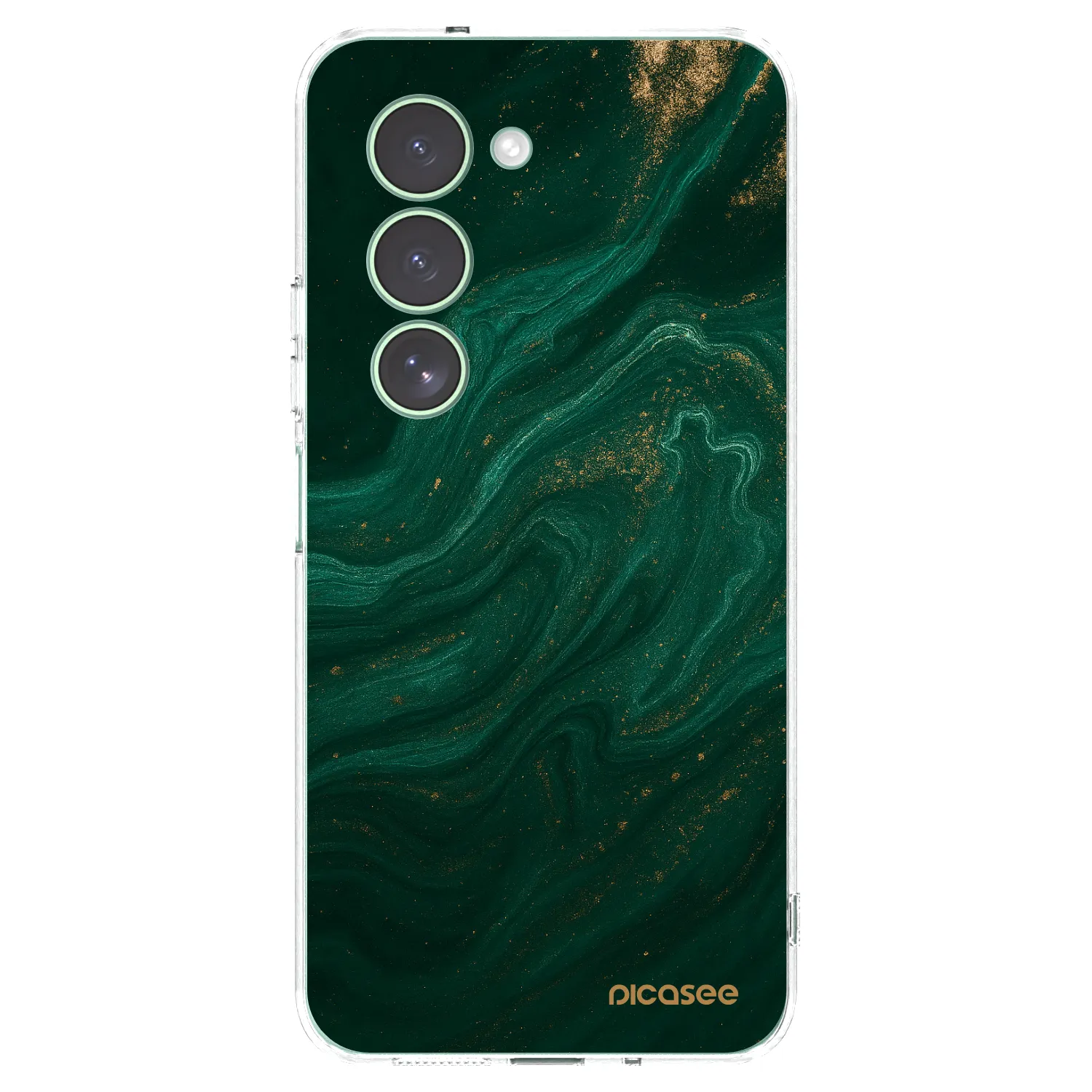 Picasee átlátszó szilikon tok az alábbi mobiltelefonokra Xiaomi Redmi 15 5G - Green