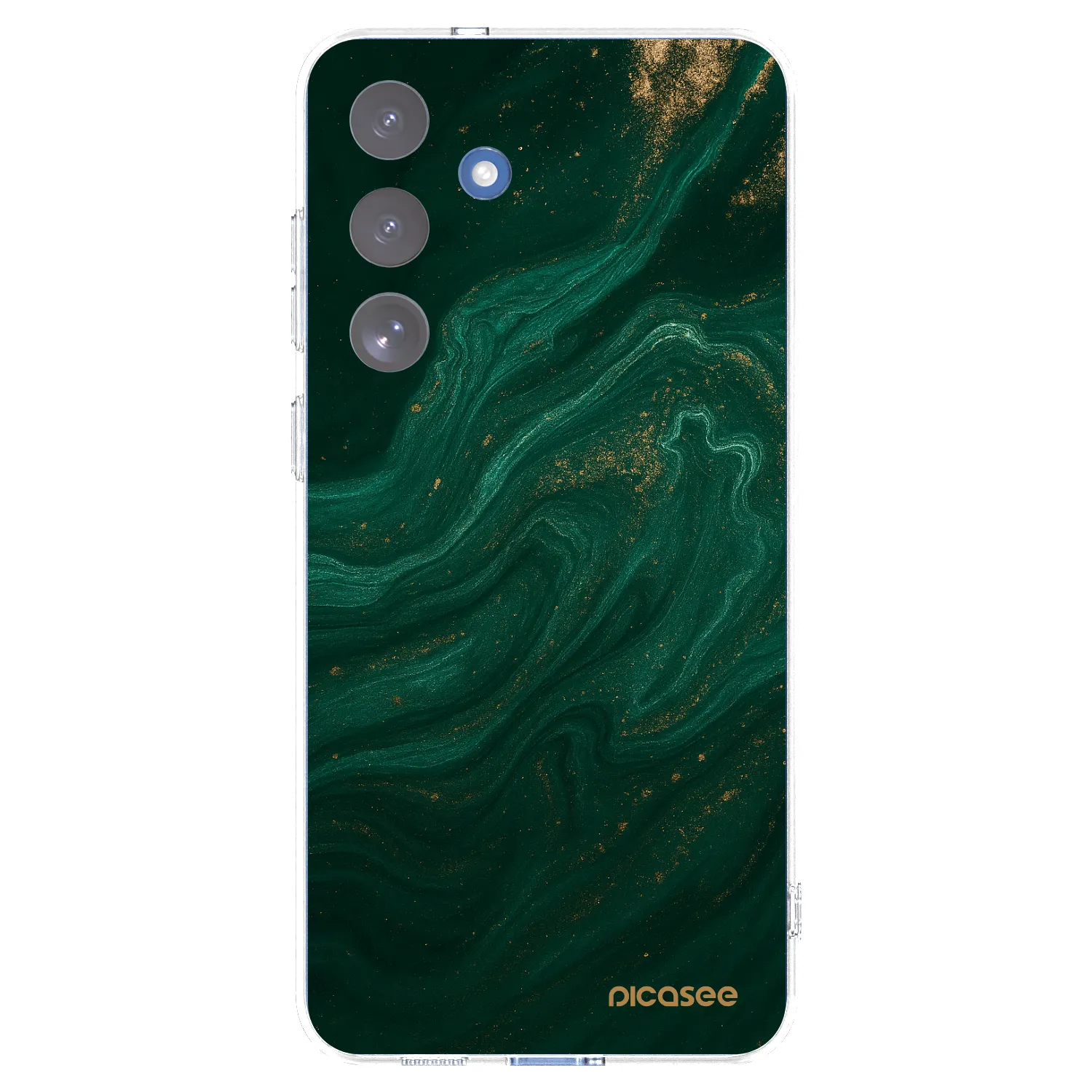 Picasee átlátszó szilikon tok az alábbi mobiltelefonokra Samsung Galaxy S25 FE 5G - Green