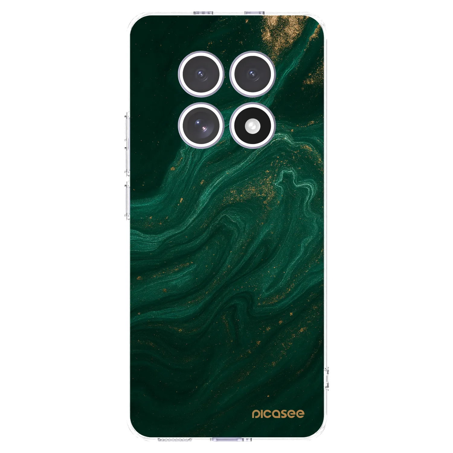 Picasee átlátszó szilikon tok az alábbi mobiltelefonokra Xiaomi Redmi Note 15 - Green