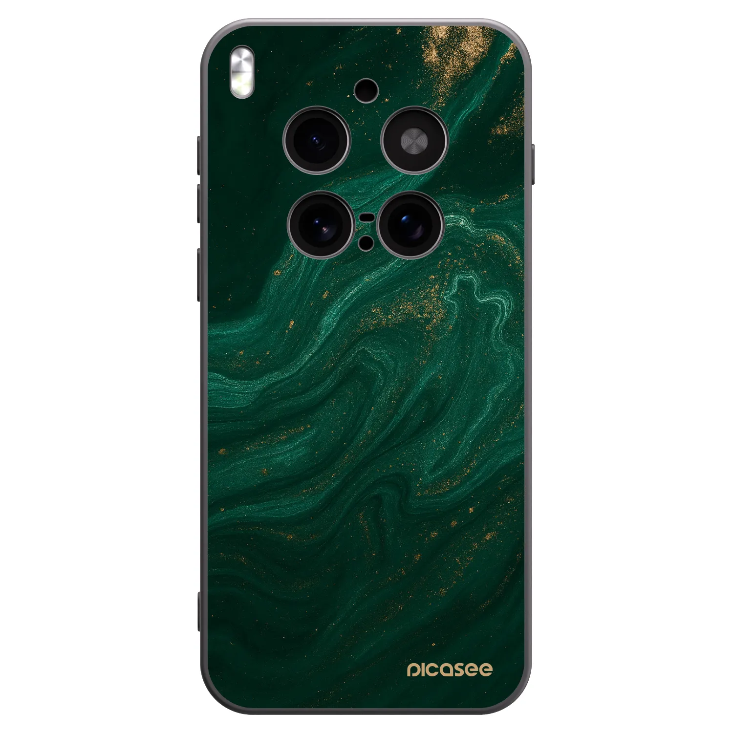 Picasee fekete szilikon tok az alábbi mobiltelefonokra Vivo X300 Pro - Green