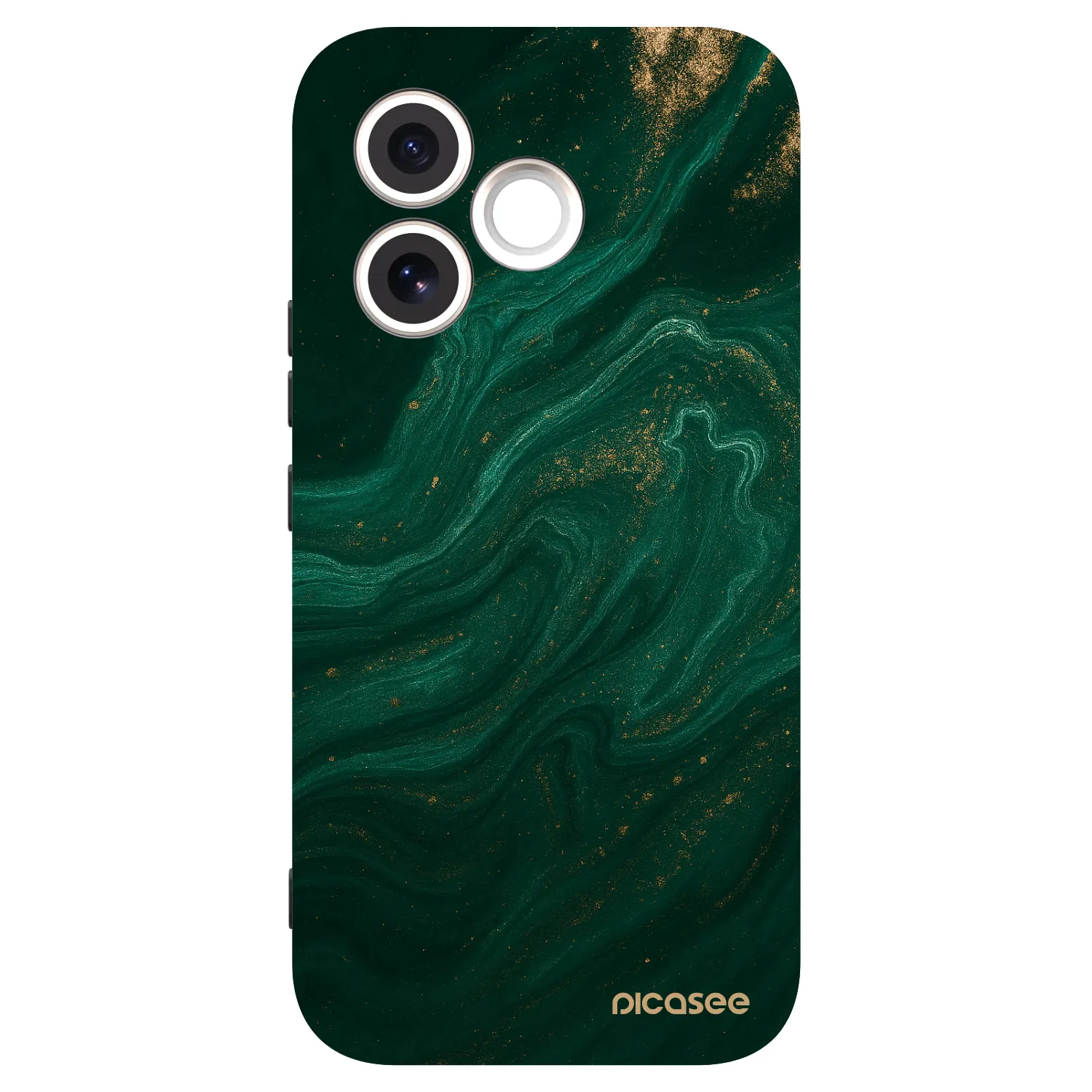 Picasee fekete szilikon tok az alábbi mobiltelefonokra Honor 600 Lite - Green