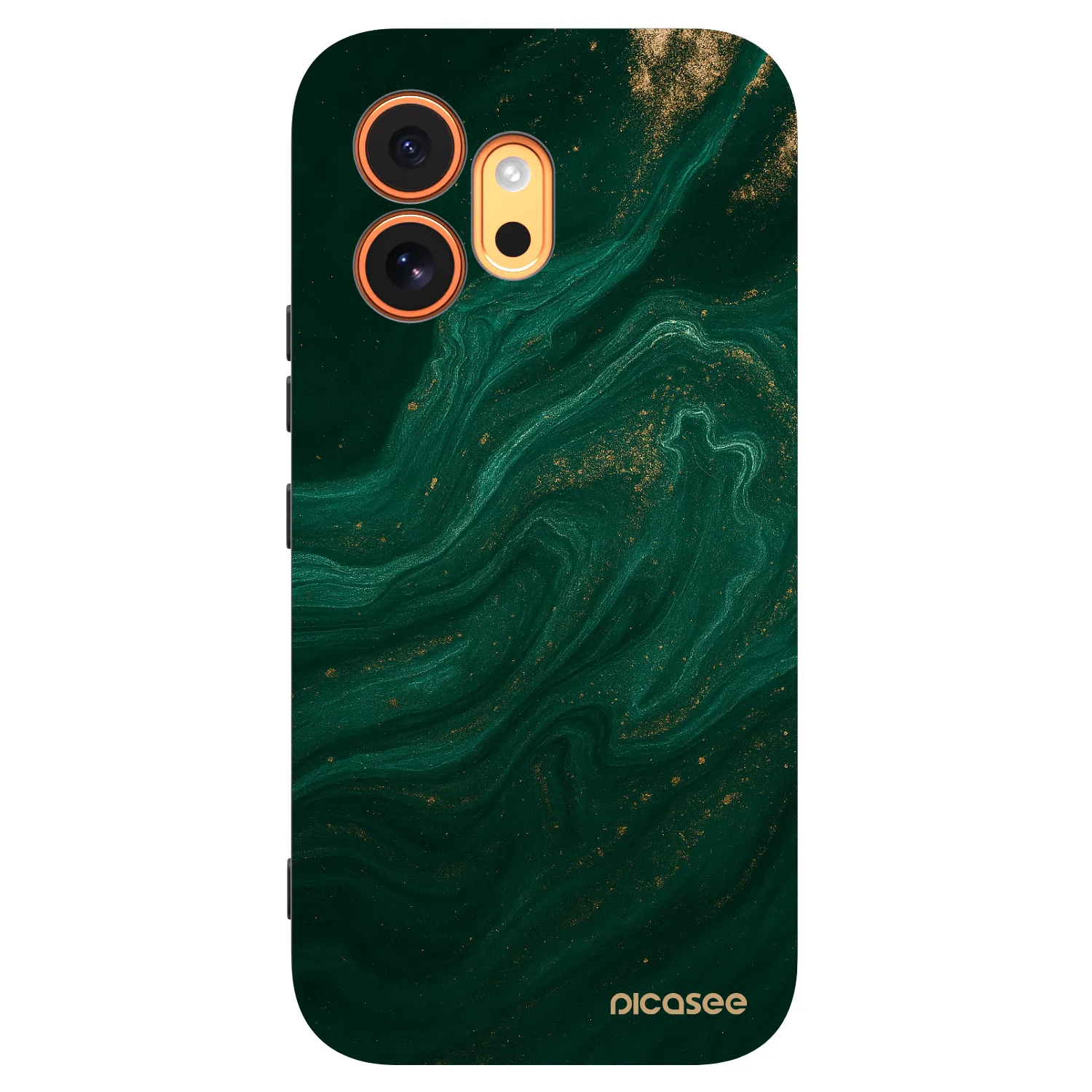 Picasee fekete szilikon tok az alábbi mobiltelefonokra Honor 600 - Green
