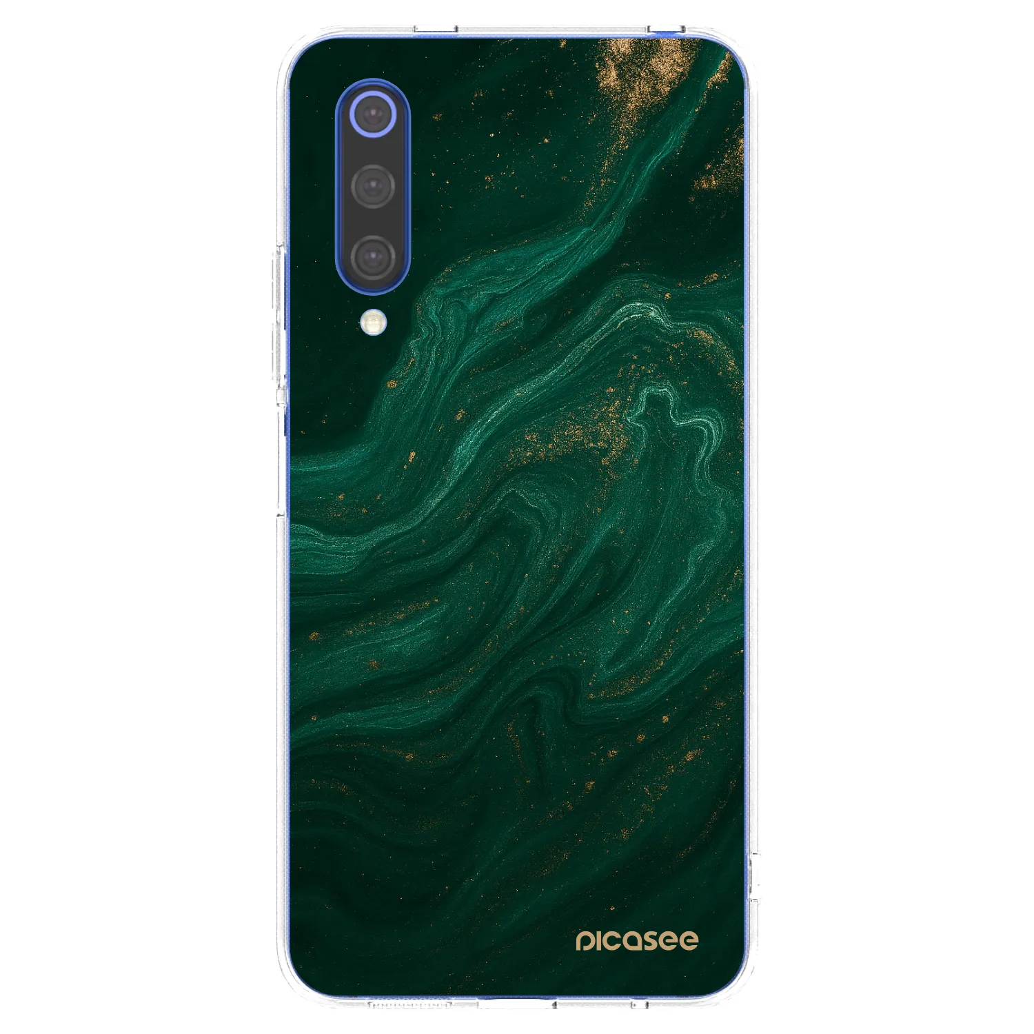 Picasee átlátszó szilikon tok az alábbi mobiltelefonokra Xiaomi Mi 9 SE - Green