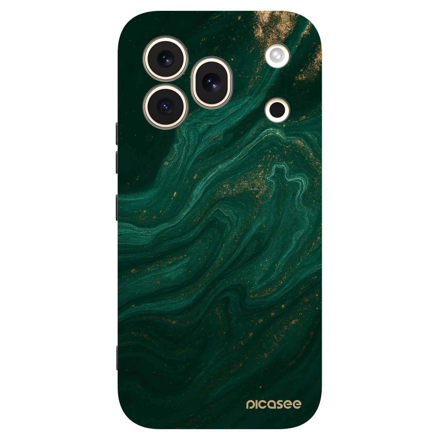 Picasee fekete szilikon tok az alábbi mobiltelefonokra Honor 600 Pro - Green