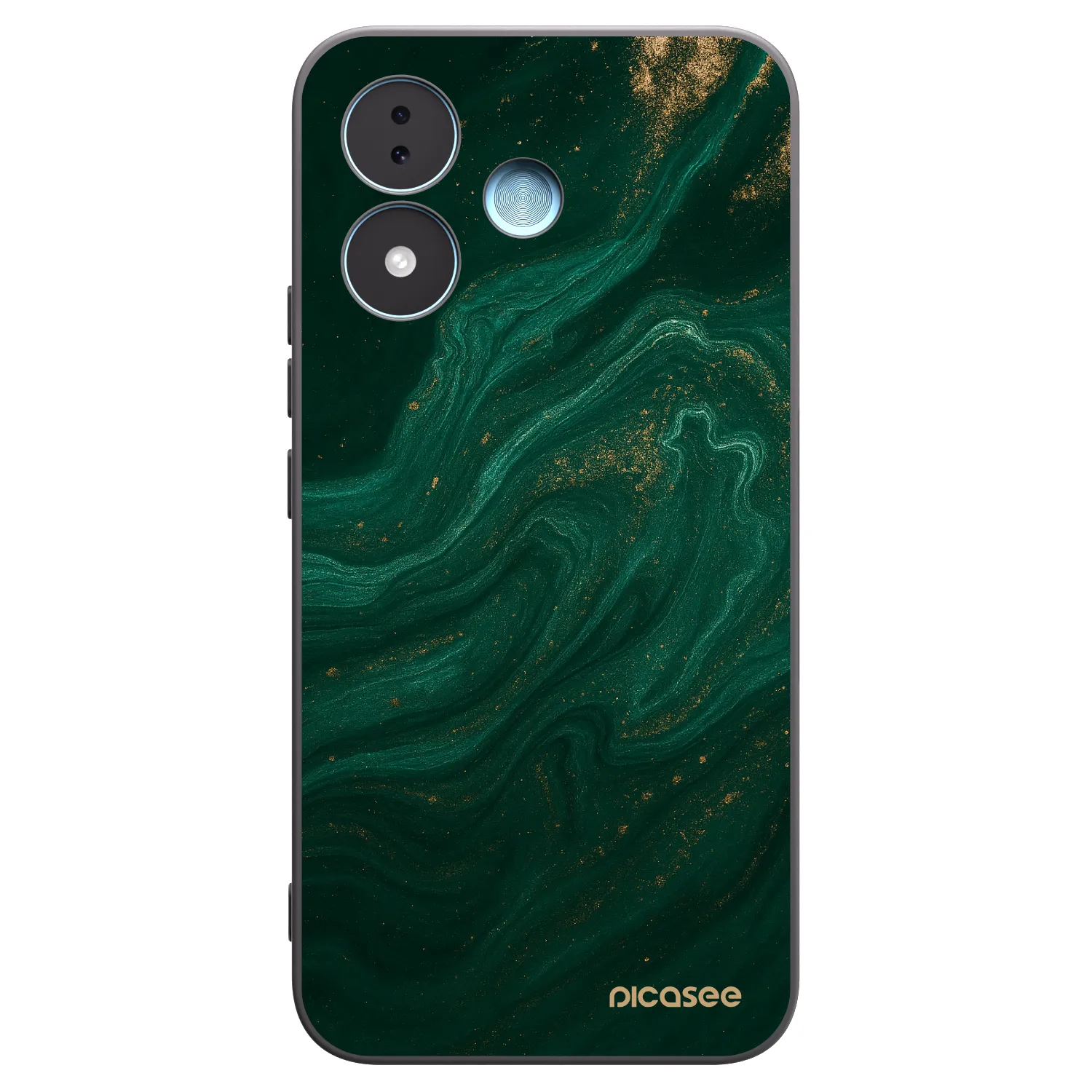 Picasee fekete szilikon tok az alábbi mobiltelefonokra Xiaomi Redmi Note 17 5G - Green