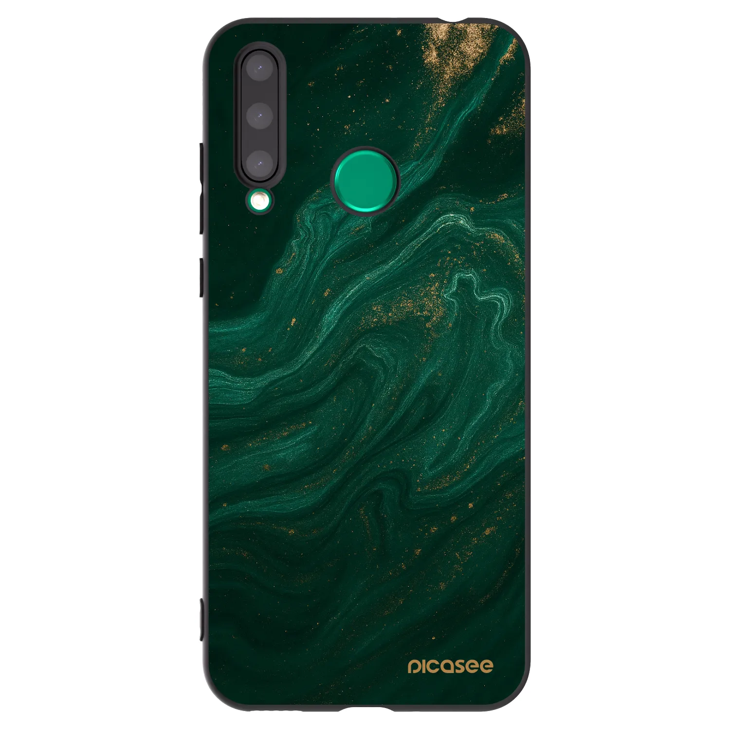 Picasee fekete szilikon tok az alábbi mobiltelefonokra Honor 20 Lite - Green