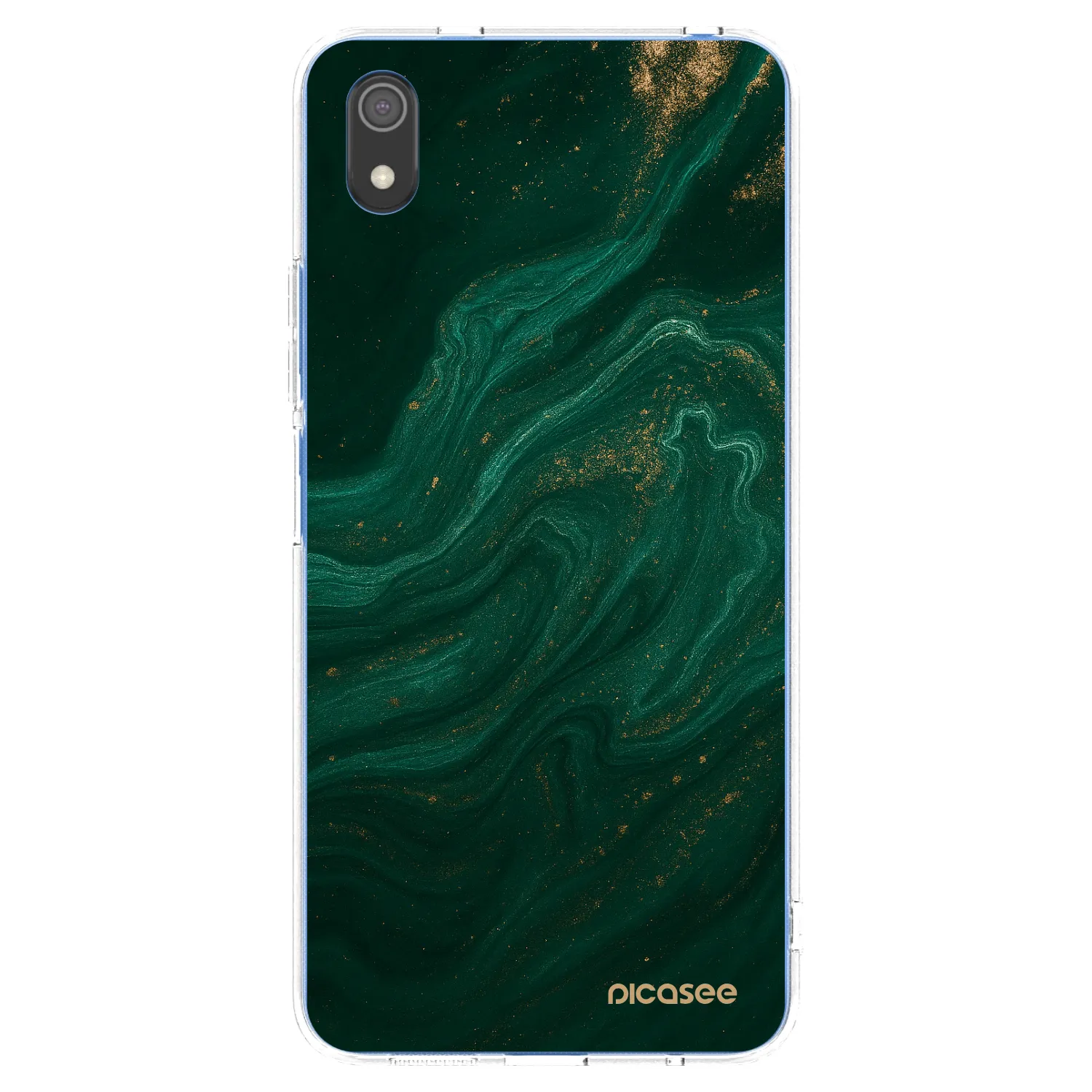 Picasee átlátszó szilikon tok az alábbi mobiltelefonokra Xiaomi Redmi 7A - Green