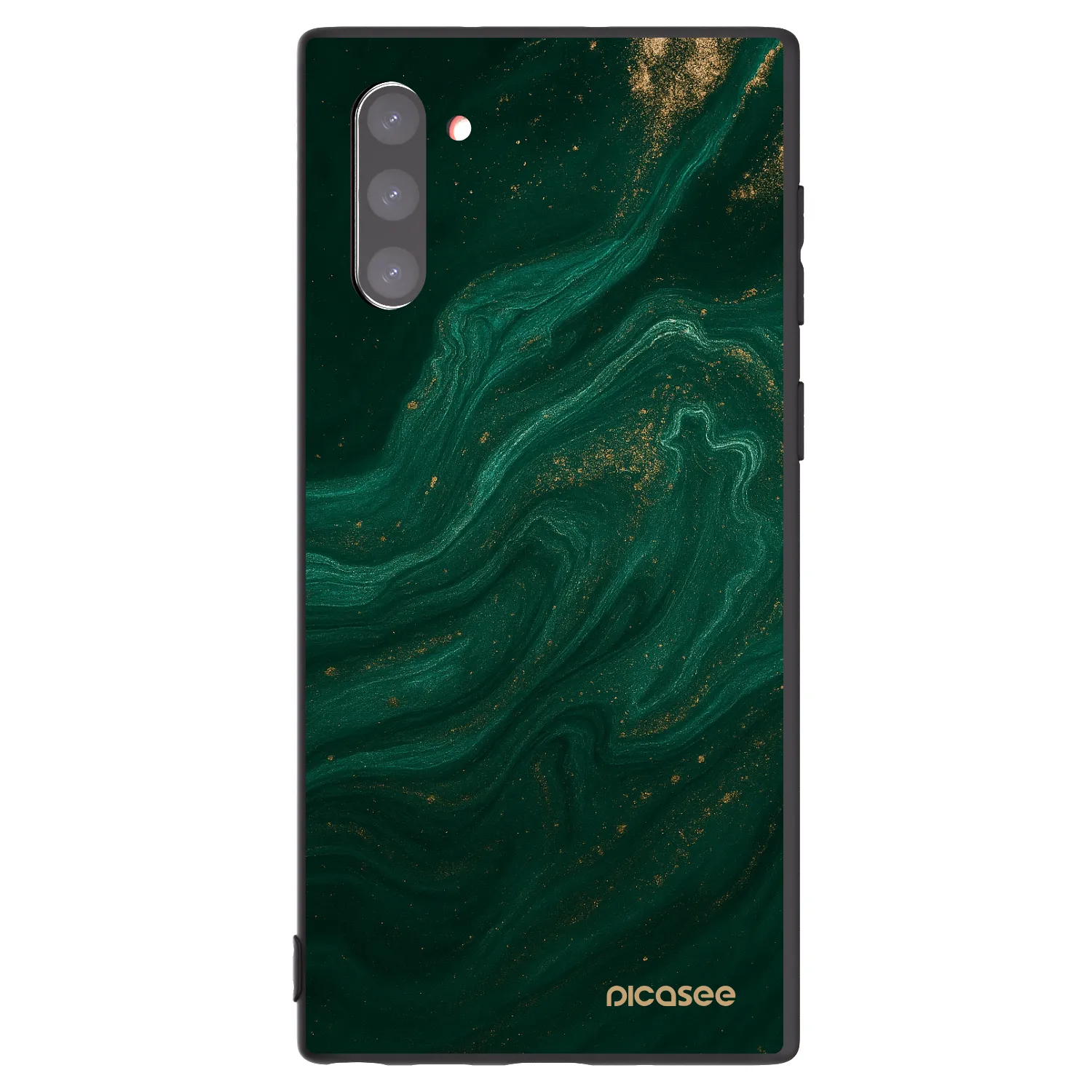 Picasee fekete szilikon tok az alábbi mobiltelefonokra Samsung Galaxy Note 10 N970F - Green