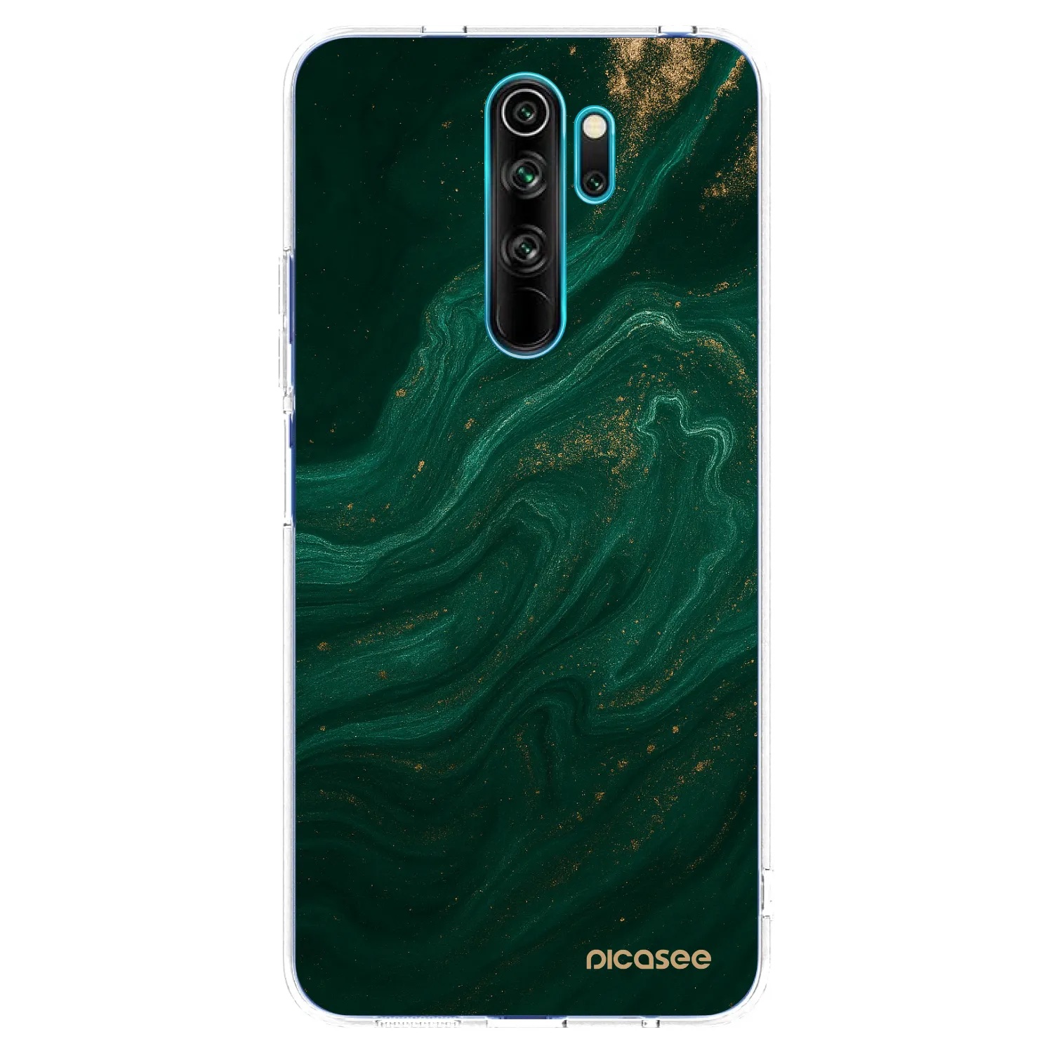 Picasee átlátszó szilikon tok az alábbi mobiltelefonokra Xiaomi Redmi Note 8 Pro - Green