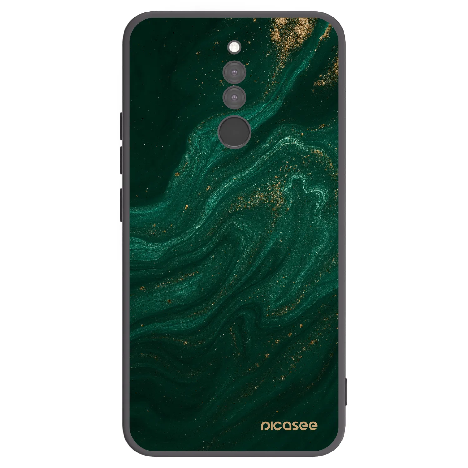 Picasee fekete szilikon tok az alábbi mobiltelefonokra Xiaomi Redmi 8 - Green