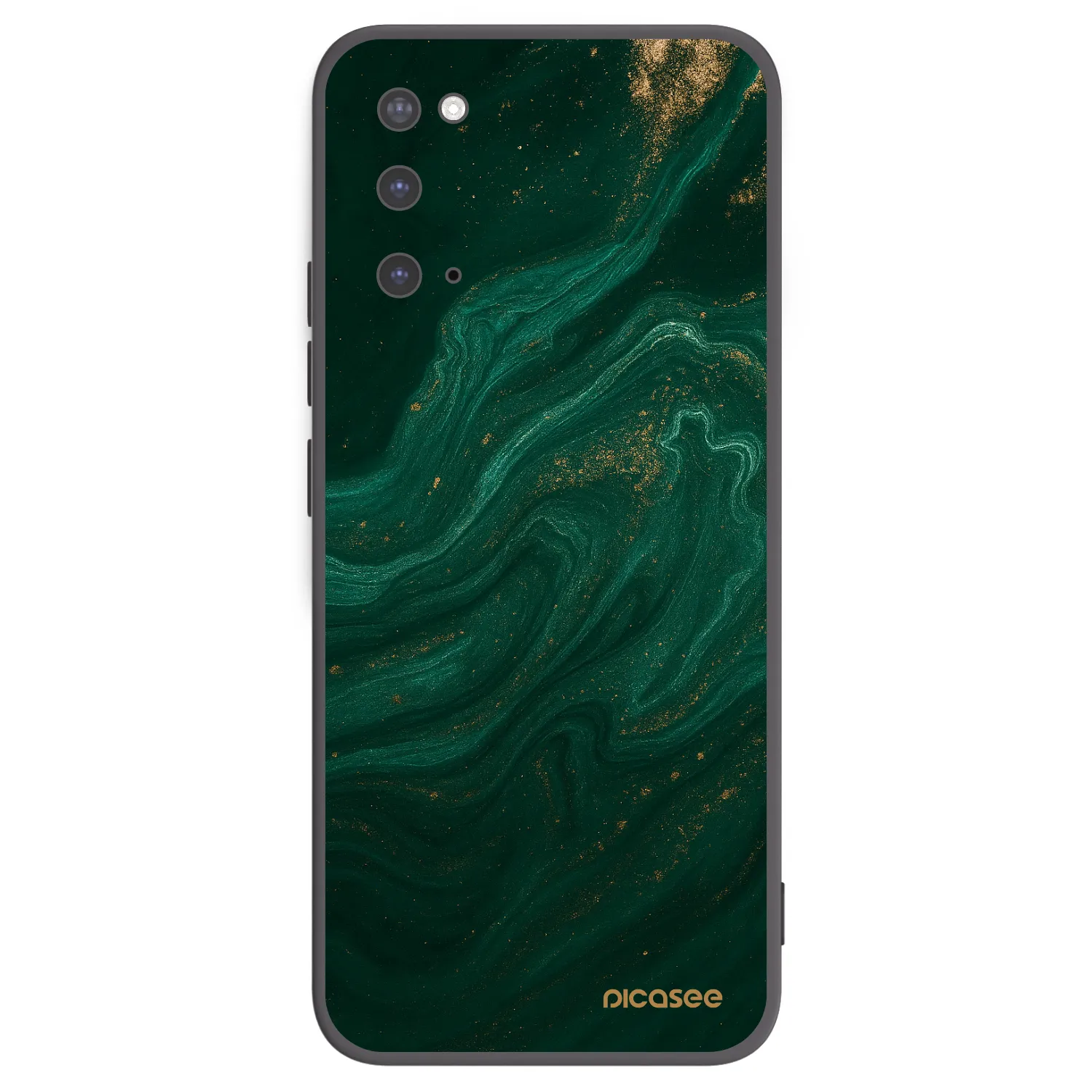 Picasee fekete szilikon tok az alábbi mobiltelefonokra Samsung Galaxy S20 G980F - Green