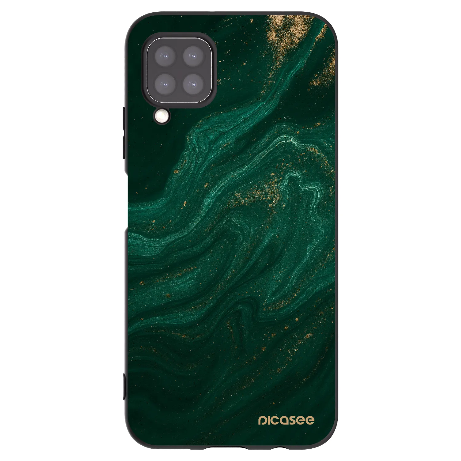 Picasee fekete szilikon tok az alábbi mobiltelefonokra Huawei P40 Lite - Green