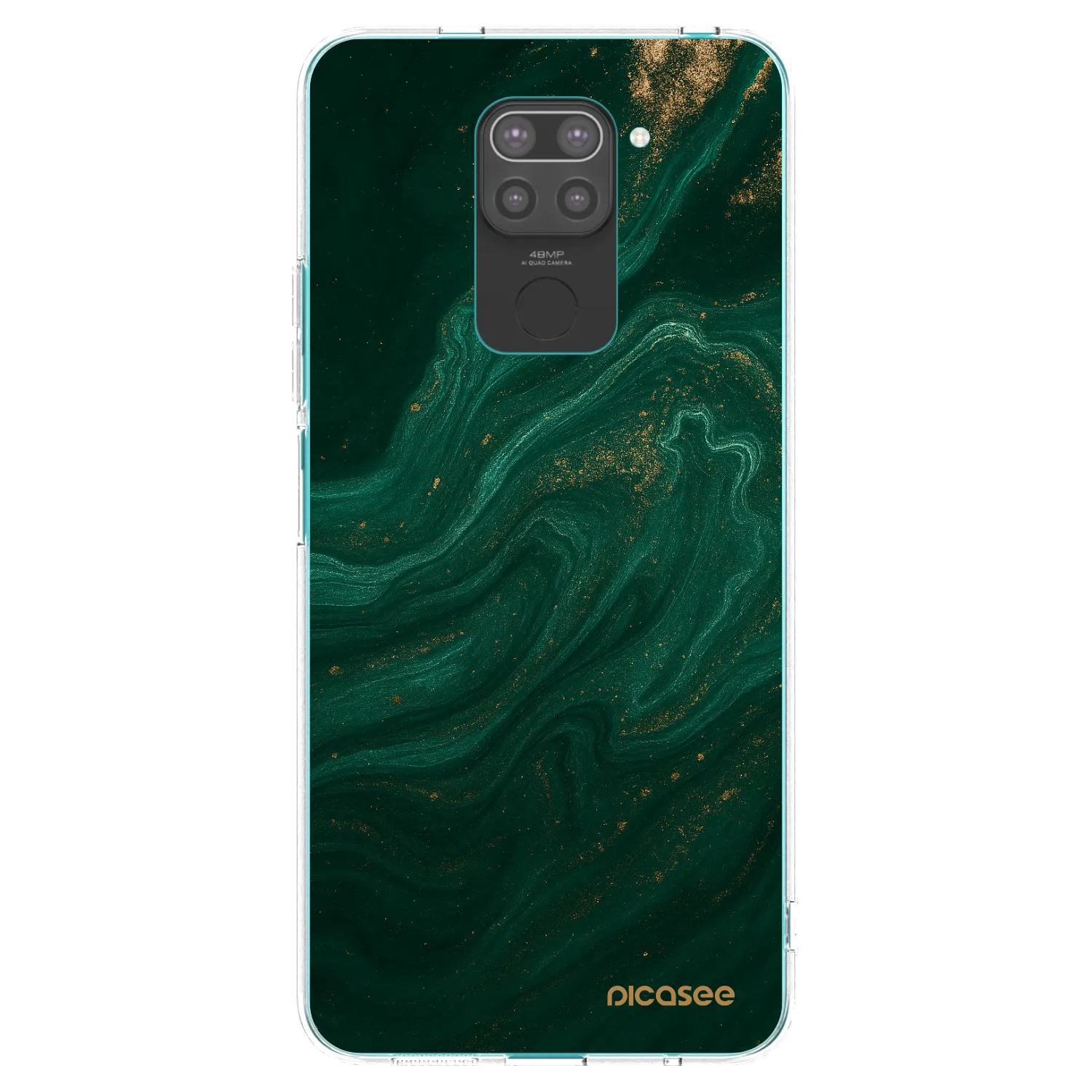 Picasee fekete szilikon tok az alábbi mobiltelefonokra Xiaomi Redmi Note 9 - Green