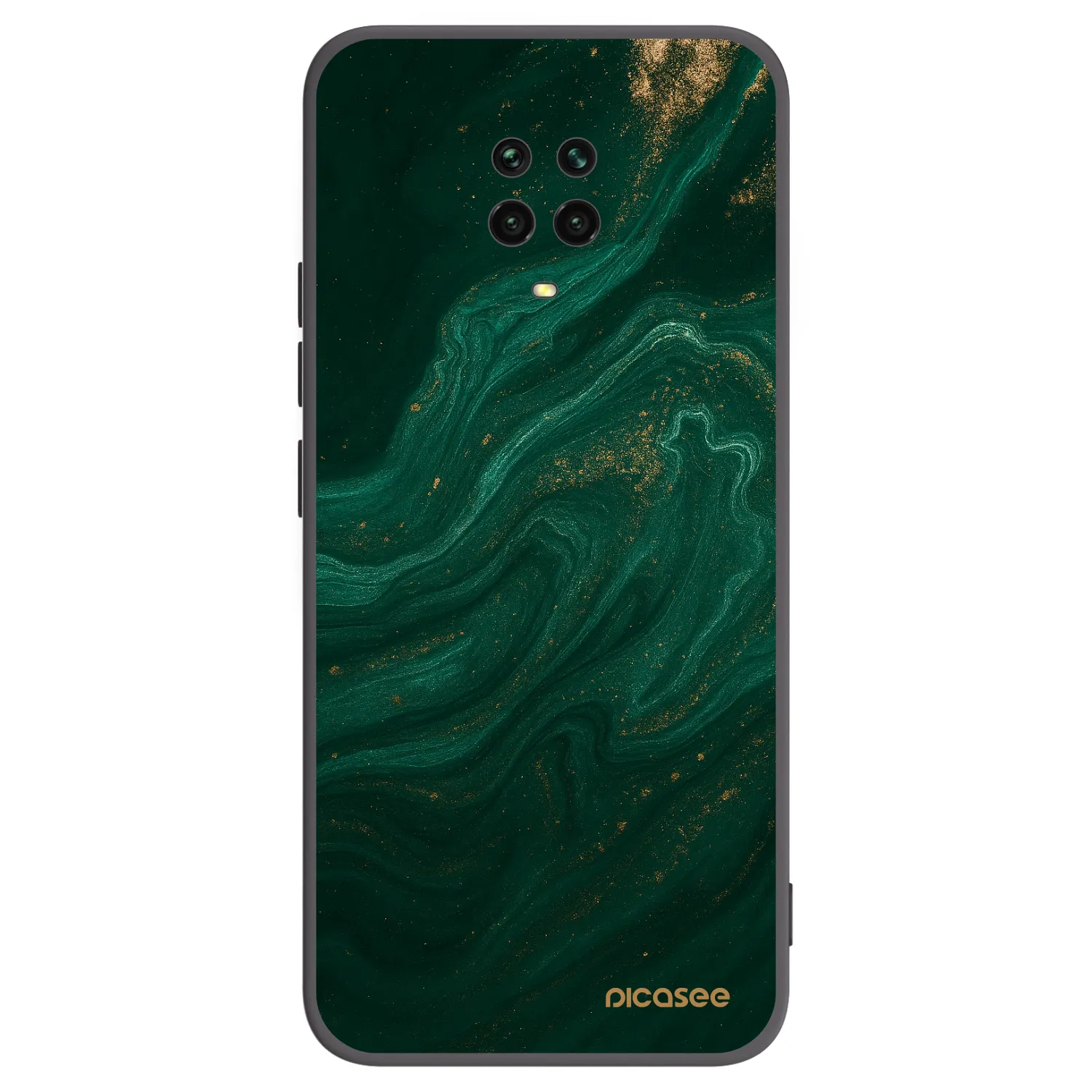 Picasee fekete szilikon tok az alábbi mobiltelefonokra Xiaomi Redmi Note 9S - Green