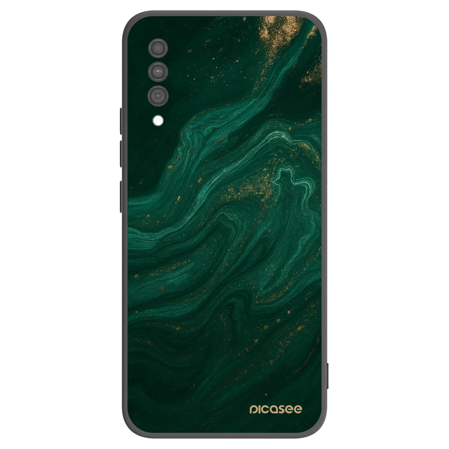 Picasee fekete szilikon tok az alábbi mobiltelefonokra Samsung Galaxy A30s A307F - Green