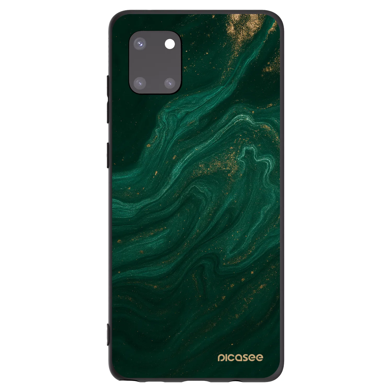 Picasee fekete szilikon tok az alábbi mobiltelefonokra Samsung Galaxy Note 10 Lite N770F - Green