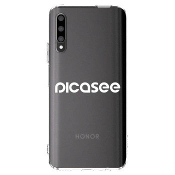 Picasee átlátszó szilikon tok az alábbi mobiltelefonokra Honor 9X Pro - Picasee - new logo - white