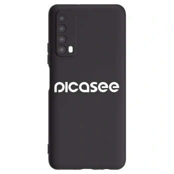 Picasee fekete szilikon tok az alábbi mobiltelefonokra Huawei P Smart 2021 - Picasee - new logo - white