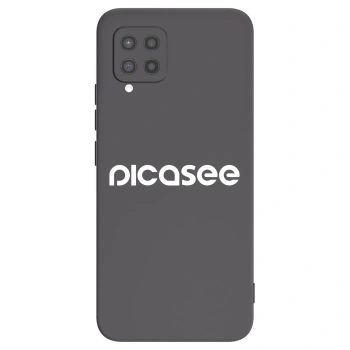 Picasee fekete szilikon tok az alábbi mobiltelefonokra Samsung Galaxy A42 A426B - Picasee - new logo - white