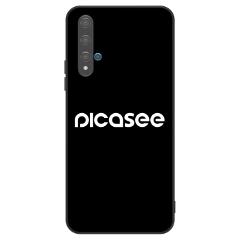 Szilikon tok erre a típusra Huawei Nova 5T - Picasee - new logo - white