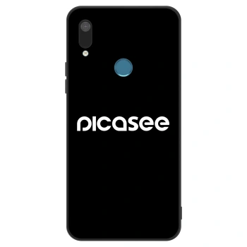 Szilikon tok erre a típusra Huawei Y7 2019 - Picasee - new logo - white