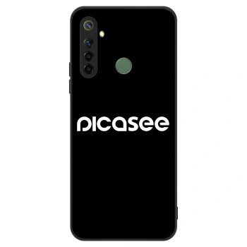Szilikon tok erre a típusra Realme 6i - Picasee - new logo - white