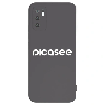 Picasee fekete szilikon tok az alábbi mobiltelefonokra Xiaomi Redmi Note 10 5G - Picasee - new logo - white