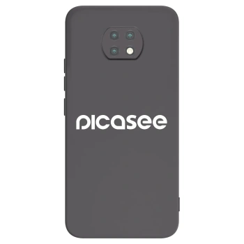 Picasee fekete szilikon tok az alábbi mobiltelefonokra Xiaomi Redmi Note 9T - Picasee - new logo - white