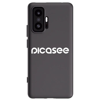 Picasee fekete szilikon tok az alábbi mobiltelefonokra Xiaomi 11T Pro - Picasee - new logo - white