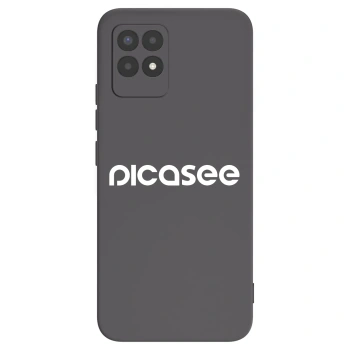 Picasee fekete szilikon tok az alábbi mobiltelefonokra Realme 8i - Picasee - new logo - white