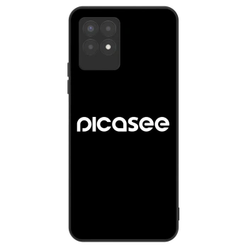 Szilikon tok erre a típusra Realme 8i - Picasee - new logo - white