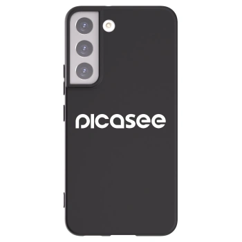Picasee fekete szilikon tok az alábbi mobiltelefonokra Samsung Galaxy S22 5G - Picasee - new logo - white