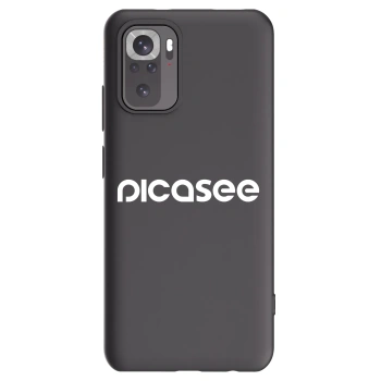 Picasee fekete szilikon tok az alábbi mobiltelefonokra Xiaomi Redmi Note 11S 4G - Picasee - new logo - white
