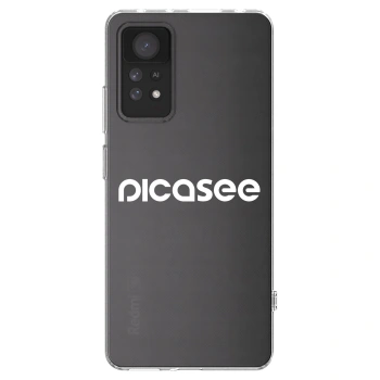 Picasee átlátszó szilikon tok az alábbi mobiltelefonokra Xiaomi Redmi Note 11 Pro - Picasee - new logo - white