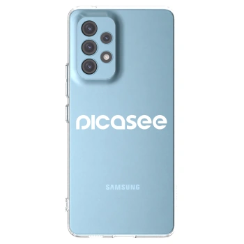 Picasee átlátszó szilikon tok az alábbi mobiltelefonokra Samsung Galaxy A53 5G A536 - Picasee - new logo - white