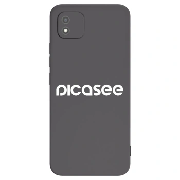 Picasee fekete szilikon tok az alábbi mobiltelefonokra Realme C11 (2021) - Picasee - new logo - white