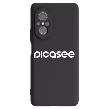 Picasee fekete szilikon tok az alábbi mobiltelefonokra Huawei Nova 9 SE - Picasee - new logo - white