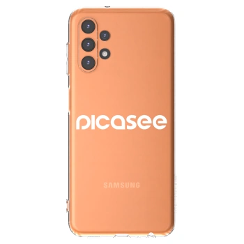 Picasee átlátszó szilikon tok az alábbi mobiltelefonokra Samsung Galaxy A13 4G A135 - Picasee - new logo - white