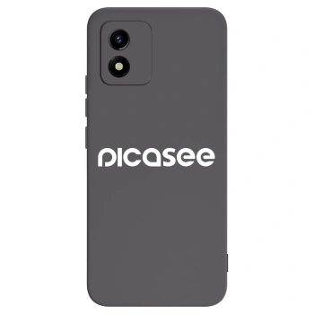 Picasee fekete szilikon tok az alábbi mobiltelefonokra Vivo Y01 - Picasee - new logo - white