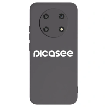 Picasee fekete szilikon tok az alábbi mobiltelefonokra Honor Magic4 Lite 5G - Picasee - new logo - white