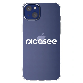 Picasee átlátszó szilikon tok az alábbi mobiltelefonokra Apple iPhone 14 Plus - Picasee - new logo - white